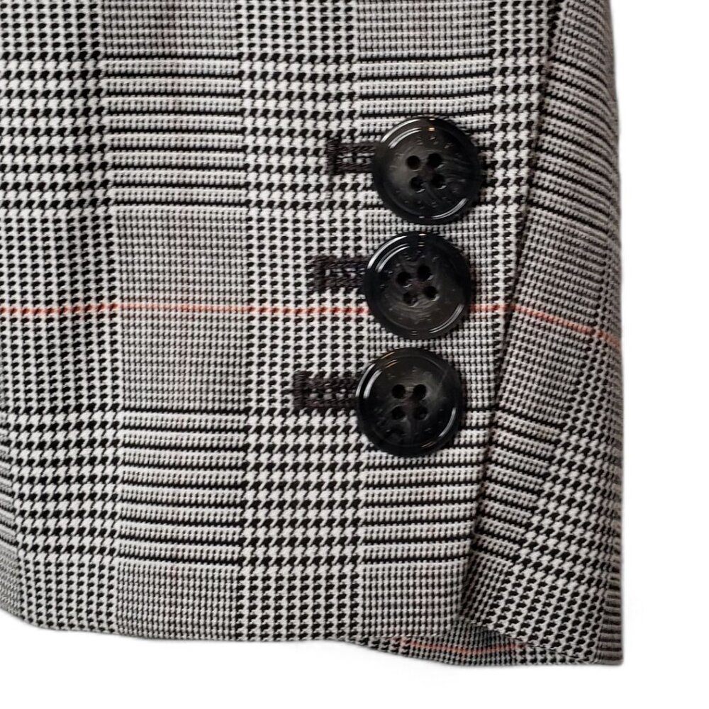 Talbots Gray Plaid Blazer - Picture 4 of 6